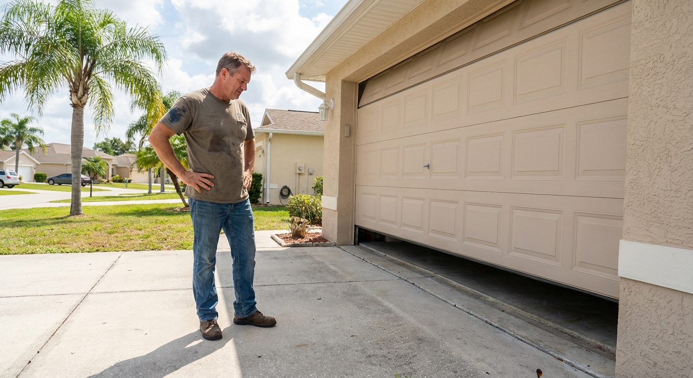 What to Do When Your Garage Door in Deltona Won’t Close All the Way