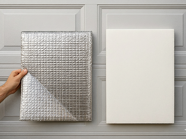 Pros & Cons of Metal Garage Dooor Insulation Materials