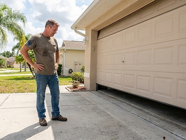 What to Do When Your Garage Door in Deltona Won't Close All the Way